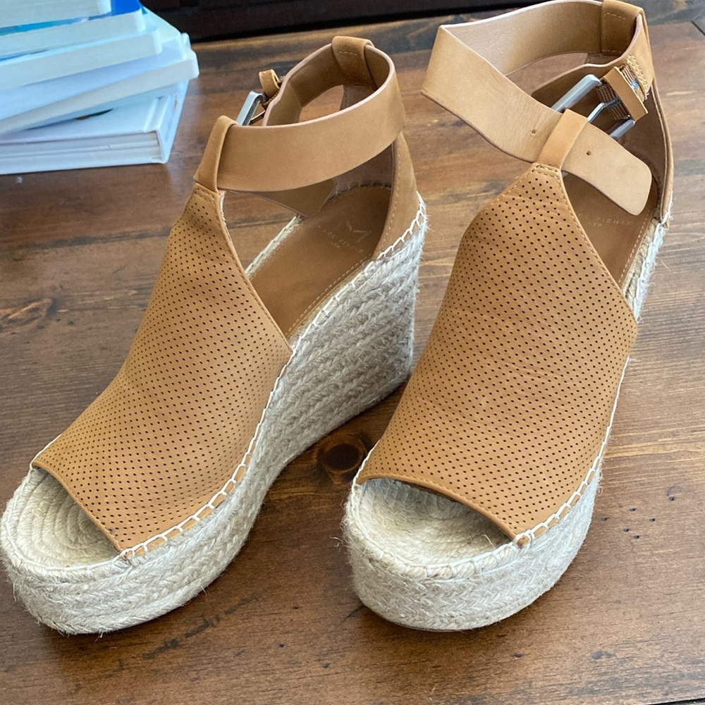 Marc Fisher Orange Wedges